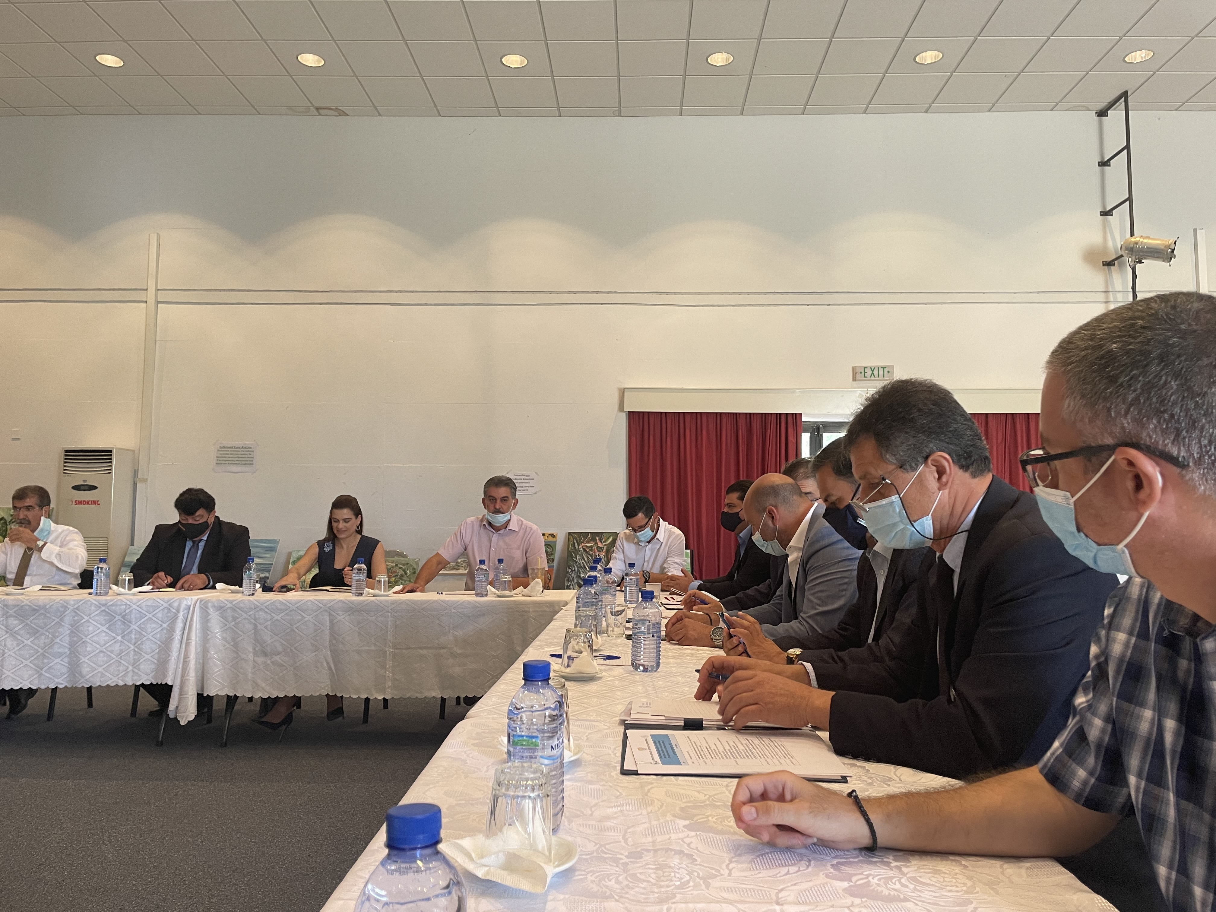  Σύσκεψη με την Υπουργό Νατάσα Πηλείδου 
