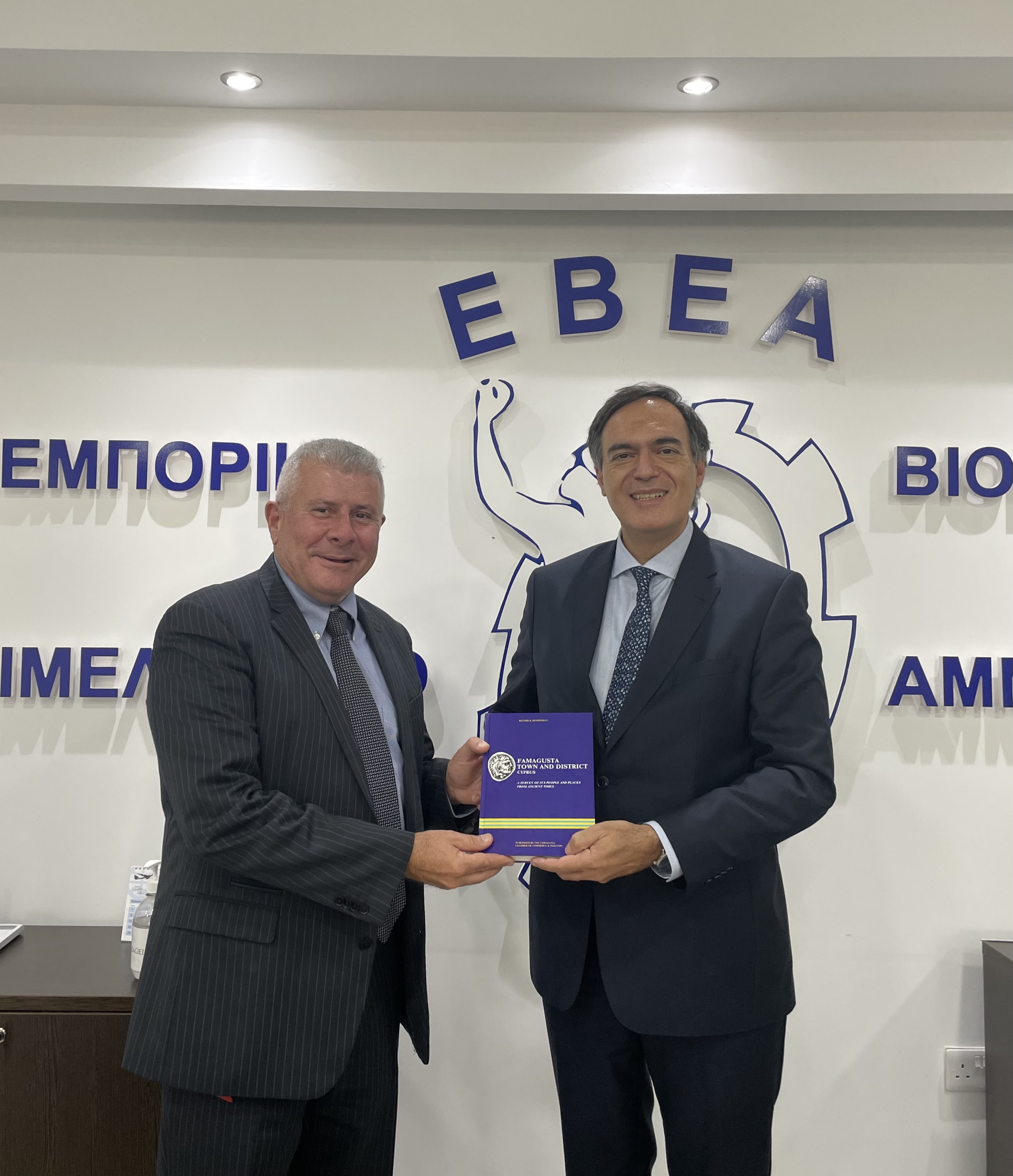 Ο νέος Πρέσβης της Ελλάδας στο Επιμελητήριο Αμμοχώστου